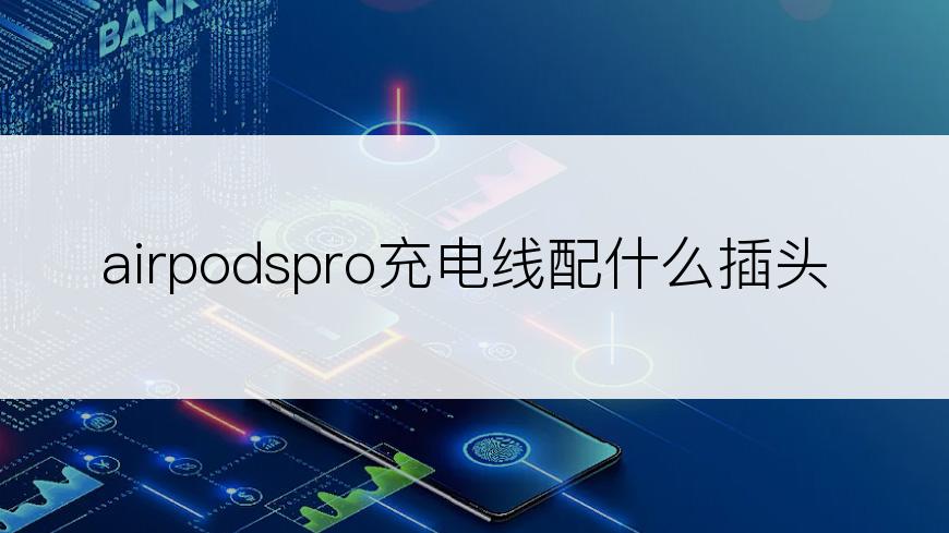 airpodspro充电线配什么插头