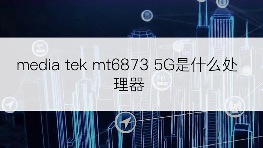 media tek mt6873 5G是什么处理器