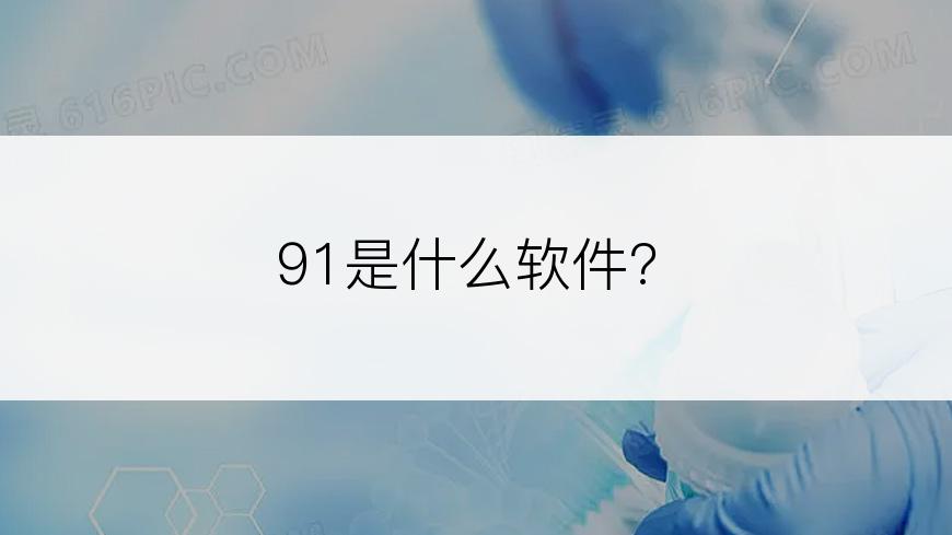 91是什么软件?