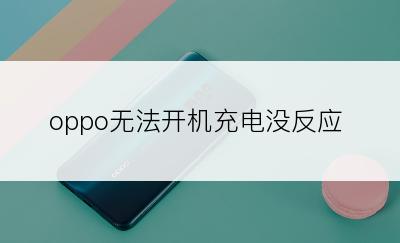 oppo无法开机充电没反应