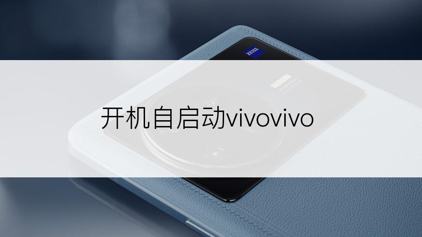 开机自启动vivovivo