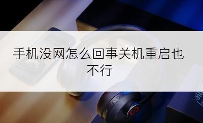 手机没网怎么回事关机重启也不行