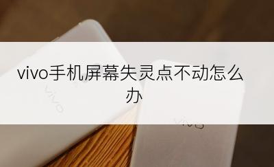 vivo手机屏幕失灵点不动怎么办