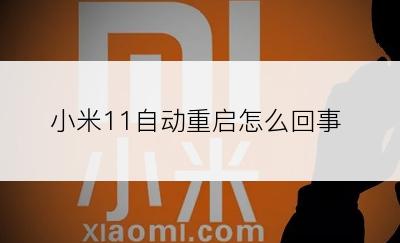 小米11自动重启怎么回事