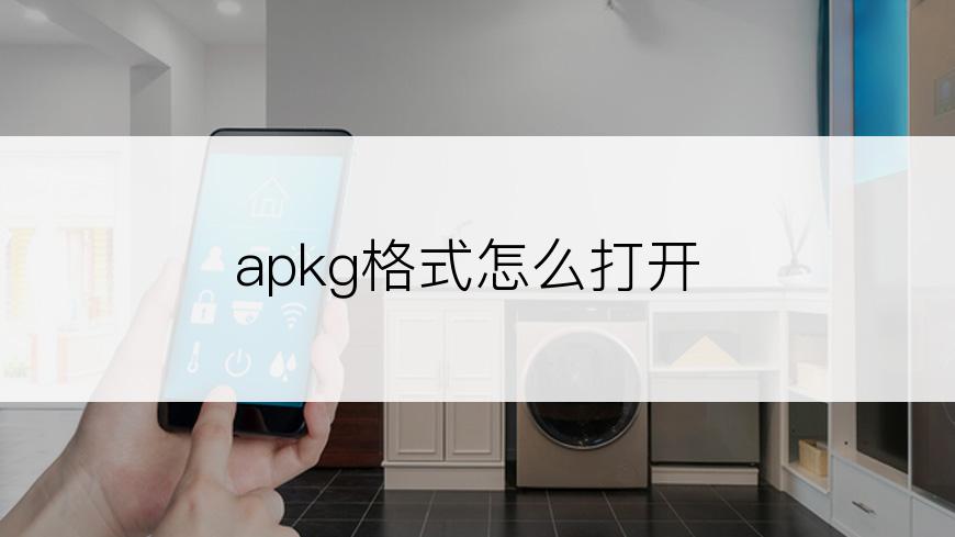 apkg格式怎么打开