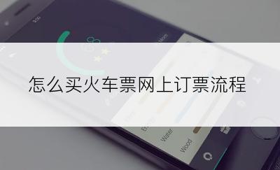 怎么买火车票网上订票流程