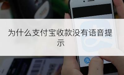 为什么支付宝收款没有语音提示