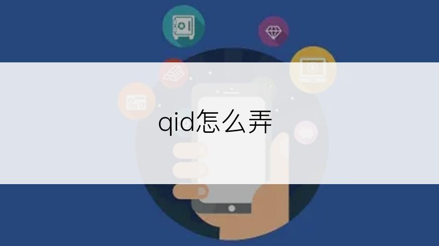 qid怎么弄