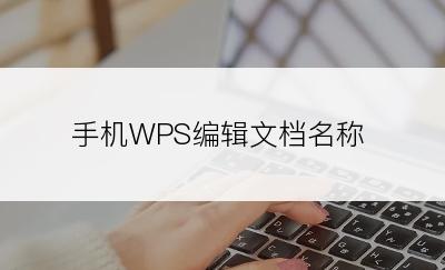 手机WPS编辑文档名称