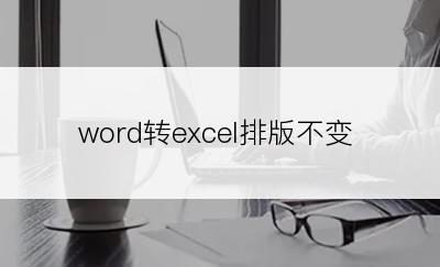 word转excel排版不变