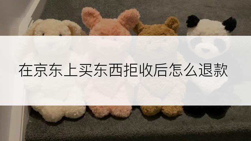 在京东上买东西拒收后怎么退款