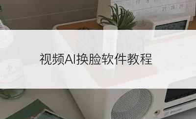 视频AI换脸软件教程