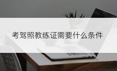 考驾照教练证需要什么条件