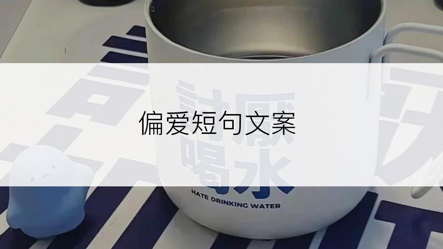 偏爱短句文案