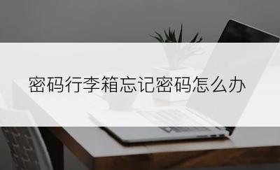 密码行李箱忘记密码怎么办