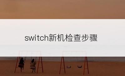 switch新机检查步骤