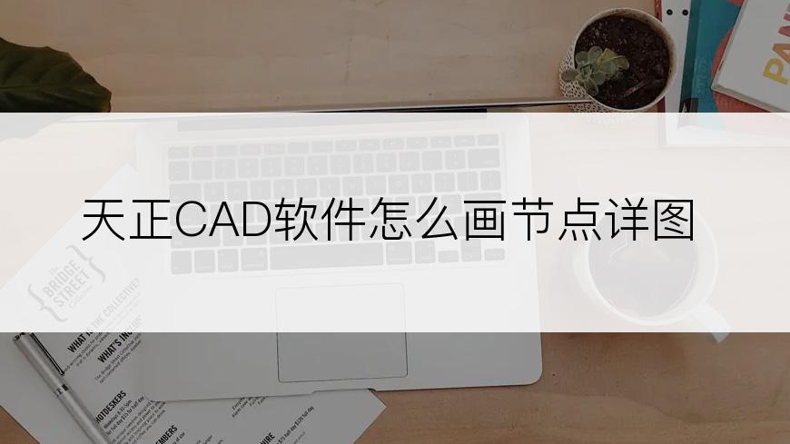 天正CAD软件怎么画节点详图