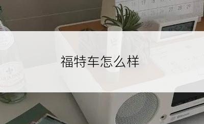 福特车怎么样