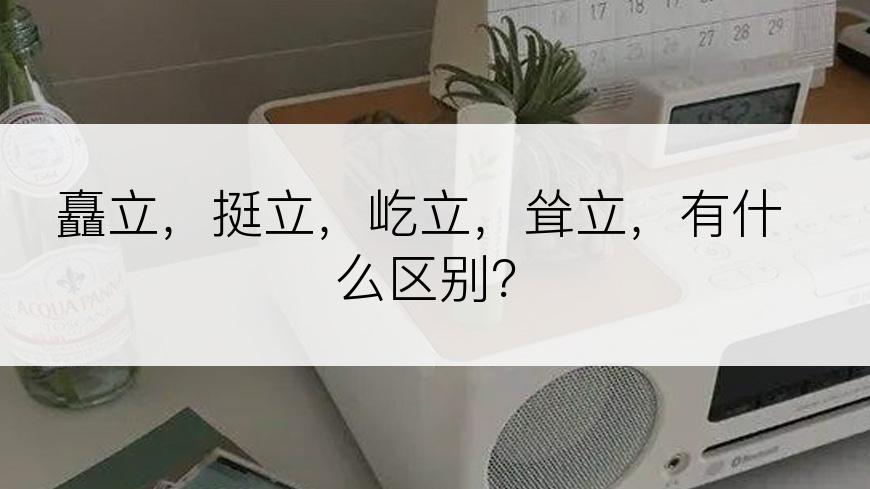 矗立，挺立，屹立，耸立，有什么区别？