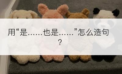 用“是……也是……”怎么造句？