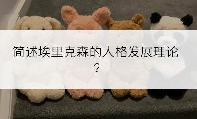 简述埃里克森的人格发展理论？