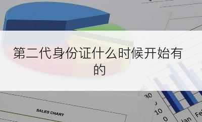 第二代身份证什么时候开始有的