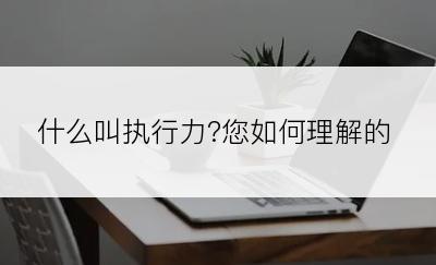 什么叫执行力?您如何理解的