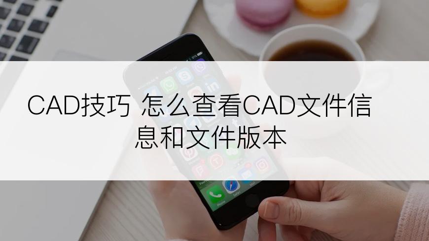 CAD技巧 怎么查看CAD文件信息和文件版本