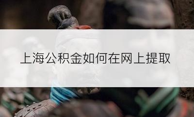 上海公积金如何在网上提取