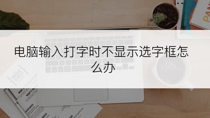 电脑输入打字时不显示选字框怎么办