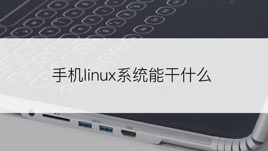 手机linux系统能干什么