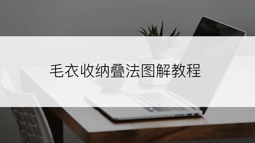 毛衣收纳叠法图解教程