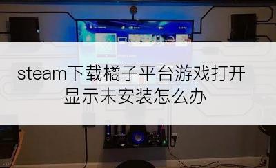 steam下载橘子平台游戏打开显示未安装怎么办