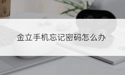 金立手机忘记密码怎么办