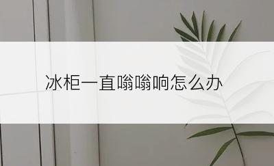 冰柜一直嗡嗡响怎么办