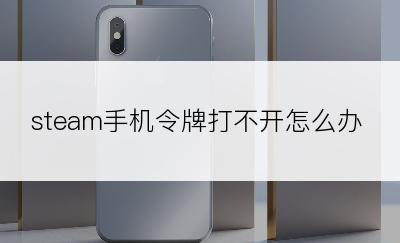 steam手机令牌打不开怎么办