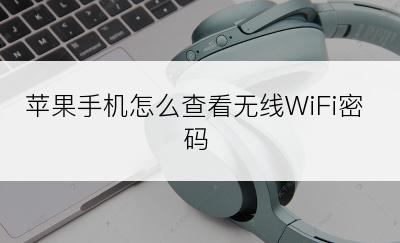 苹果手机怎么查看无线WiFi密码