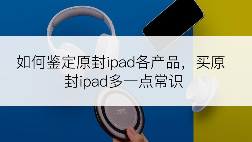 如何鉴定原封ipad各产品，买原封ipad多一点常识