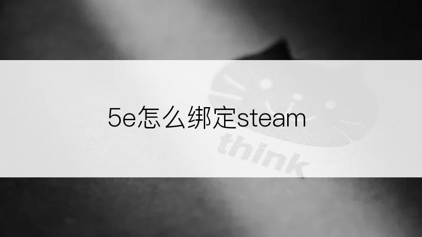 5e怎么绑定steam