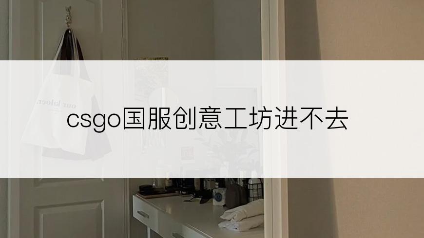 csgo国服创意工坊进不去