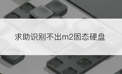 求助识别不出m2固态硬盘