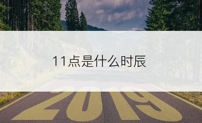 11点是什么时辰