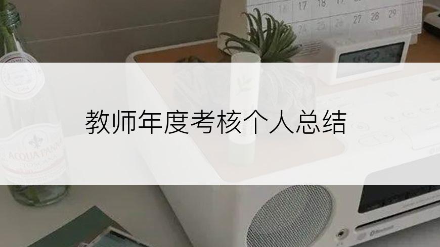 教师年度考核个人总结