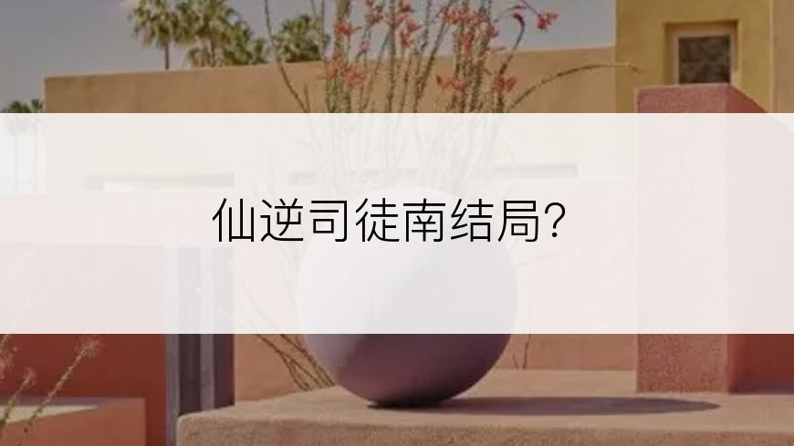 仙逆司徒南结局？