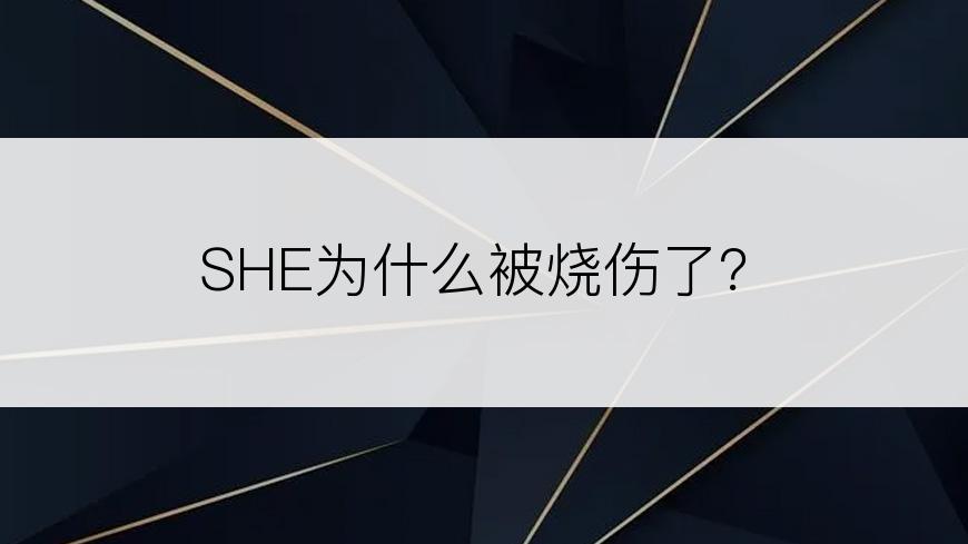 SHE为什么被烧伤了？