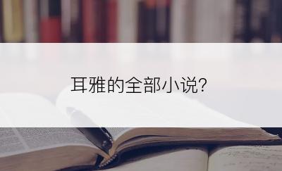 耳雅的全部小说？