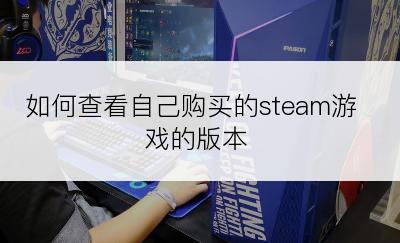 如何查看自己购买的steam游戏的版本