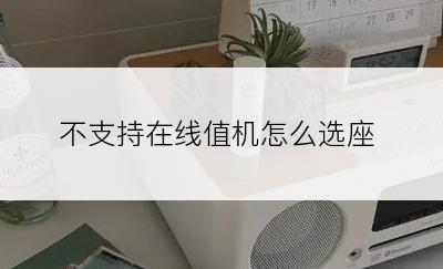 不支持在线值机怎么选座