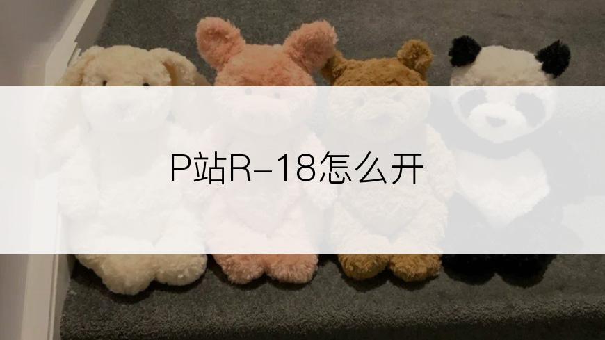 P站R-18怎么开