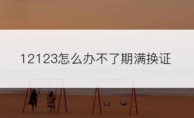 12123怎么办不了期满换证